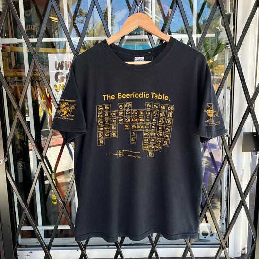 The Beeriodic Table of Contents Tee - Size L