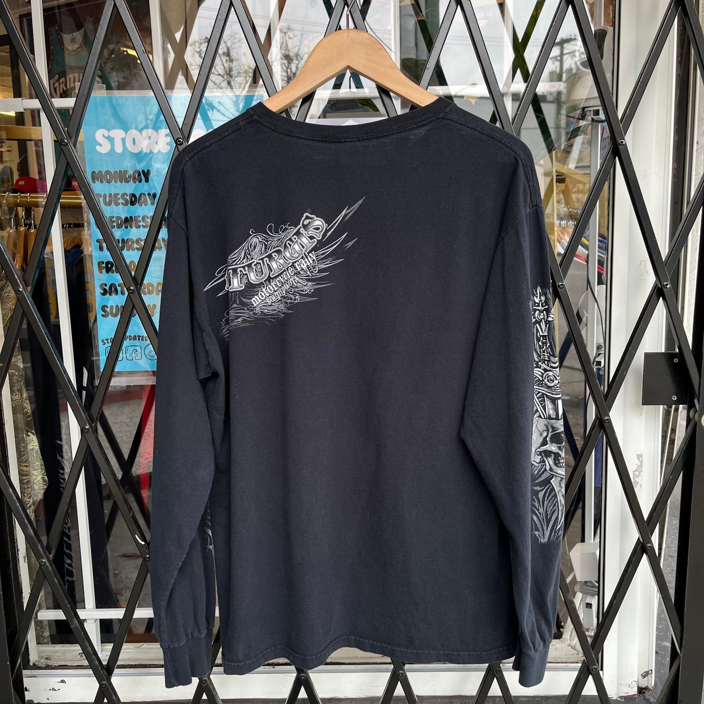 Y2K Sturgis Skull Long Sleeve - Size L