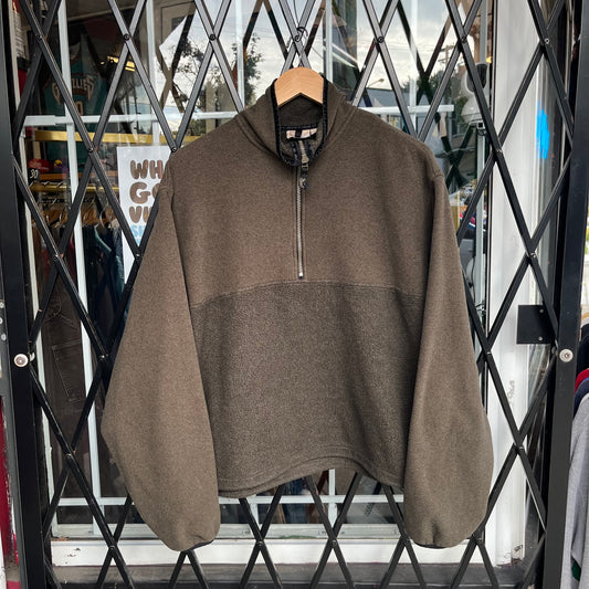 Woolrich Fleece Half Zip Sweater - Size L