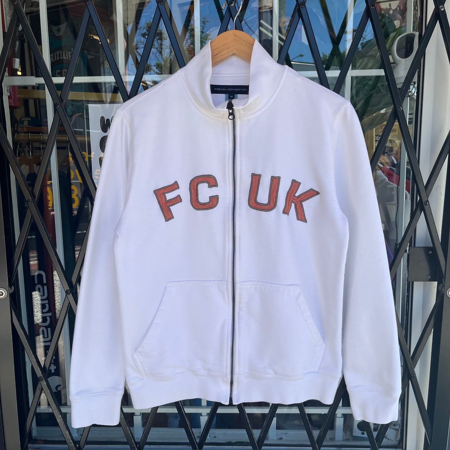 Y2K French Connection UK Zip Up Sweater - Size M