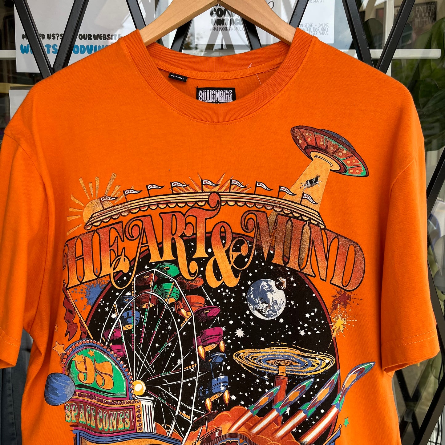 Billionaire Boys Club Planetary Expo Cropped Tee - Size M