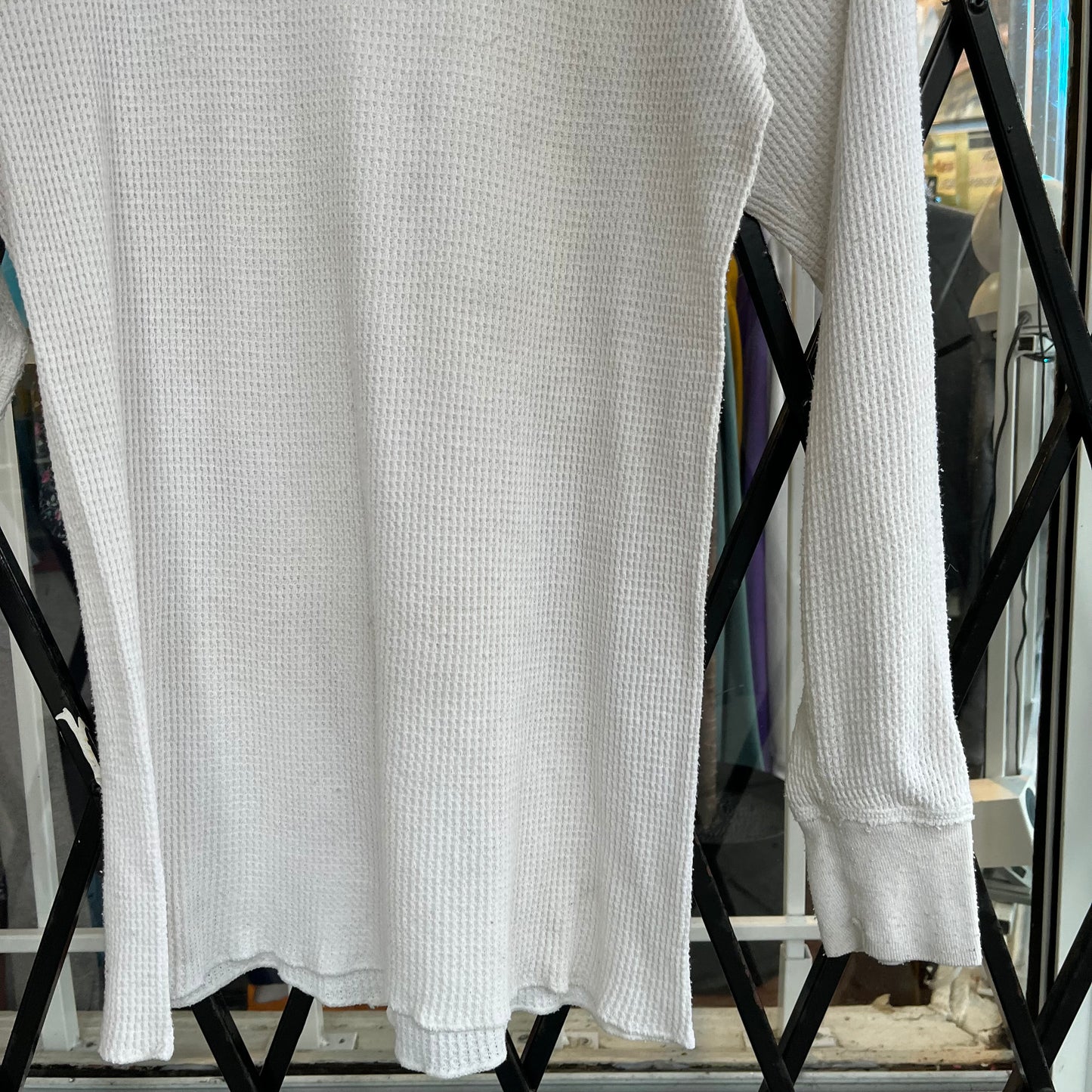 Vintage Waffle Thermal Long Sleeve - Size L