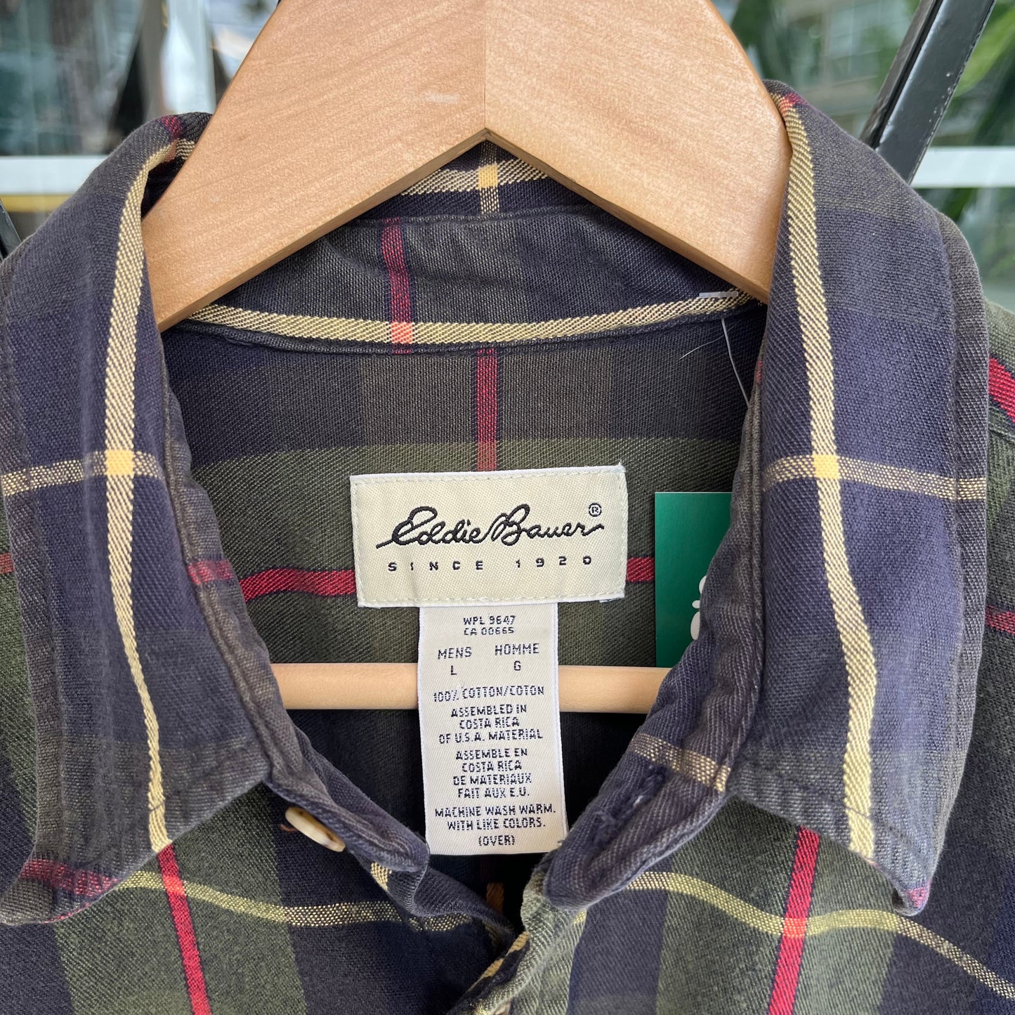 Vintage Eddie Bauer Button Up Shirt - Size L