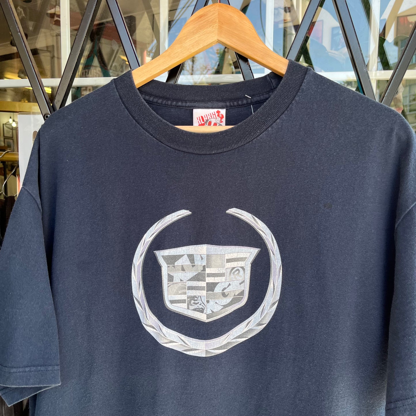 Y2K XLarge Cadillac Emblem Tee - Size XL