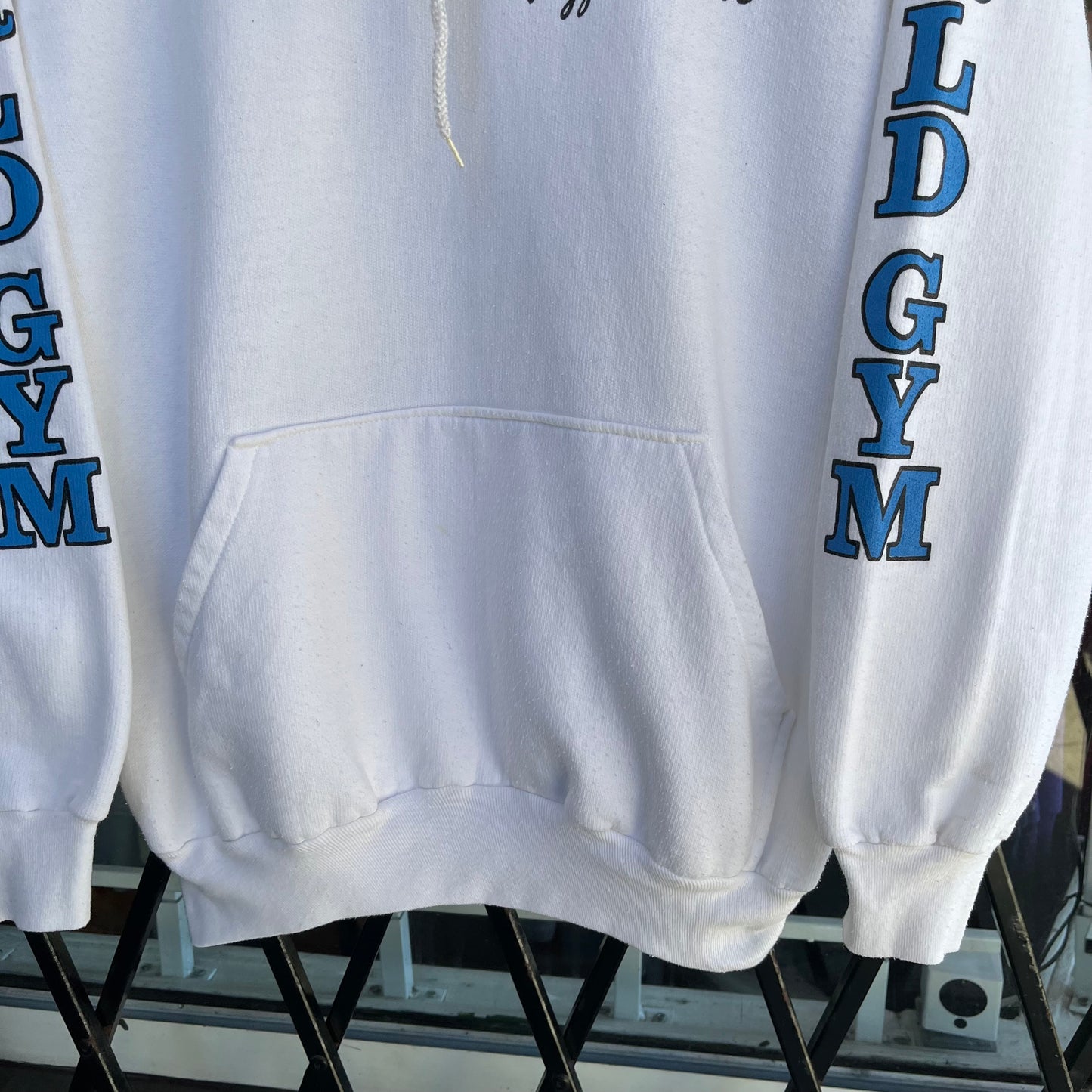 1980’s World Gym Hoodie - Size L