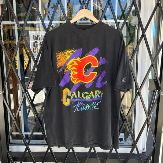 1991 Calgary Flames Tee - Size L