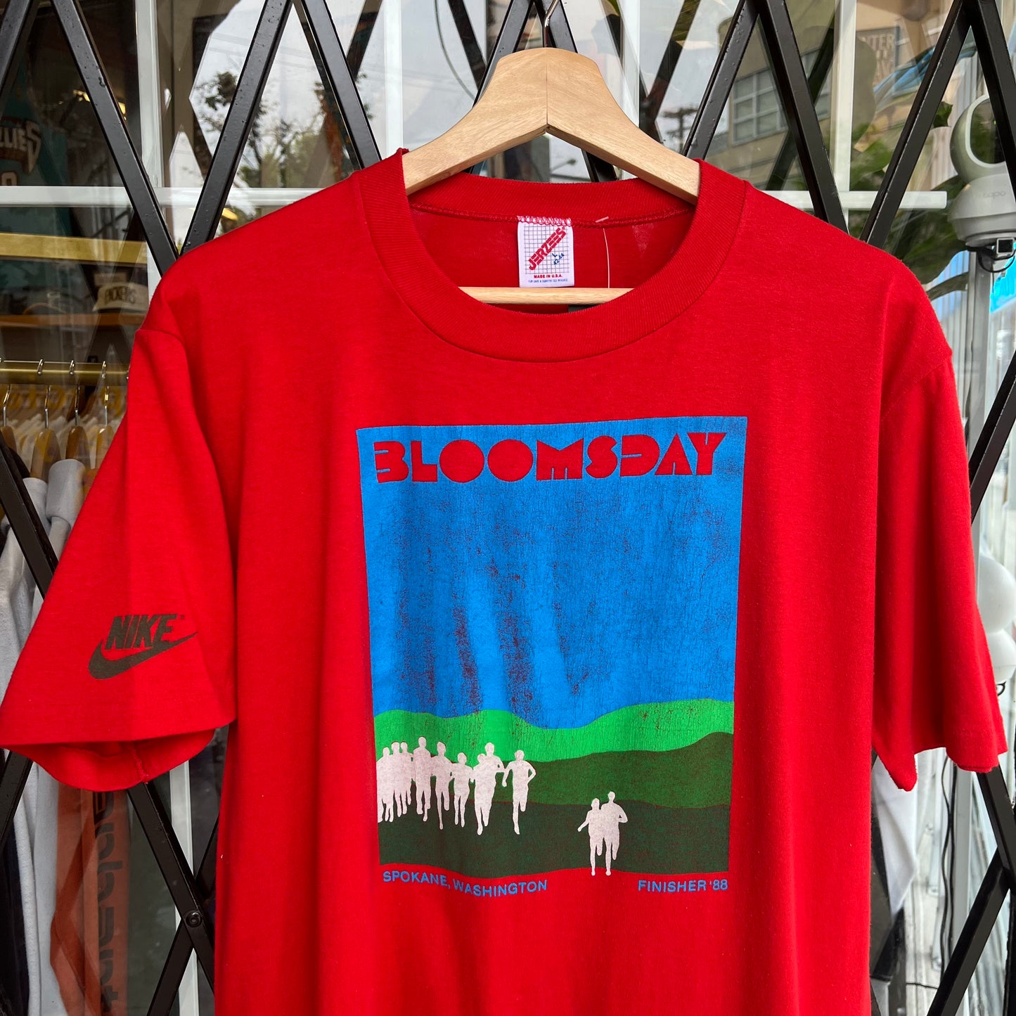 1988 Nike Bloomsday Marathon Tee - Size L