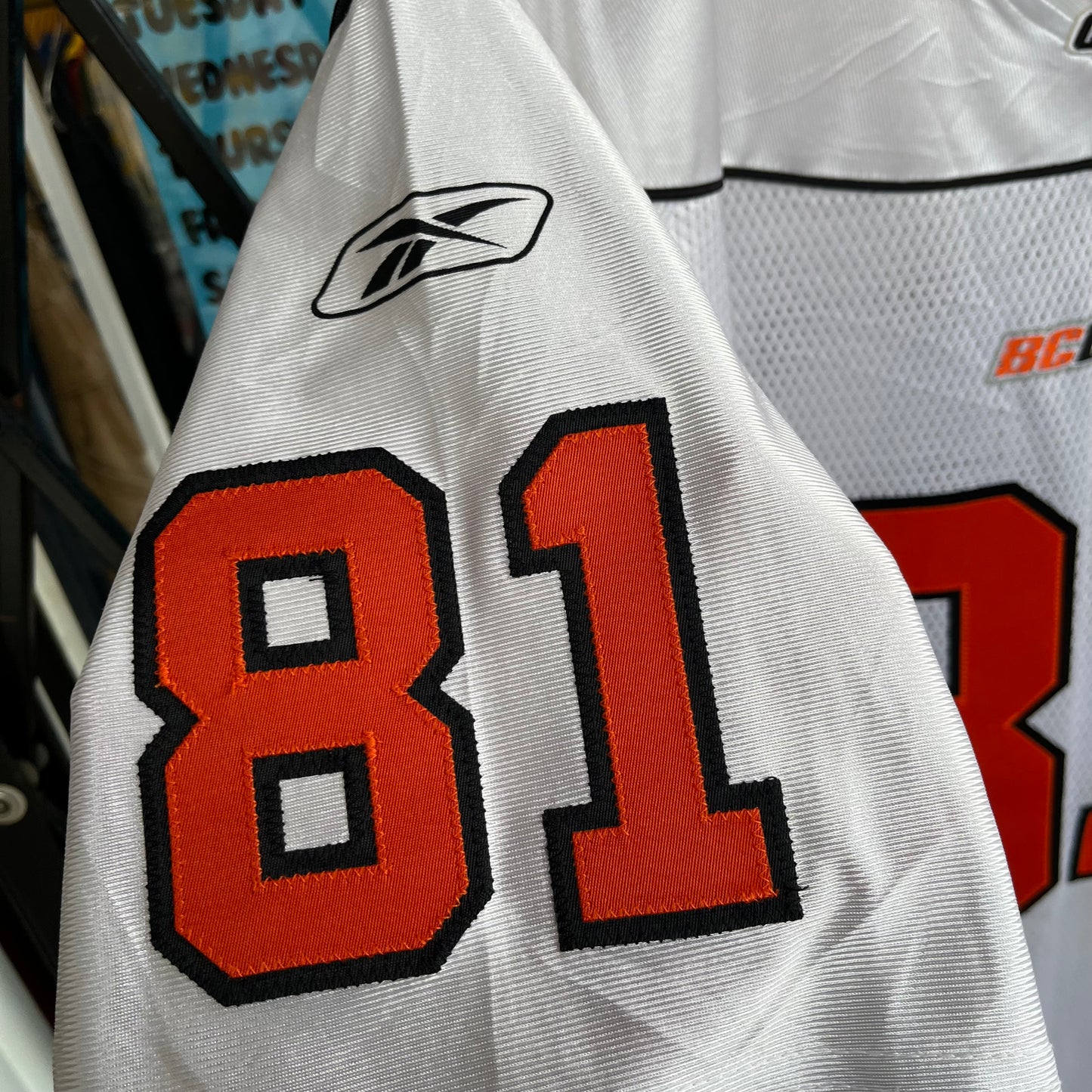 2000’s BC Lions Geroy Simon Authentic Stitched Jersey - Size XL