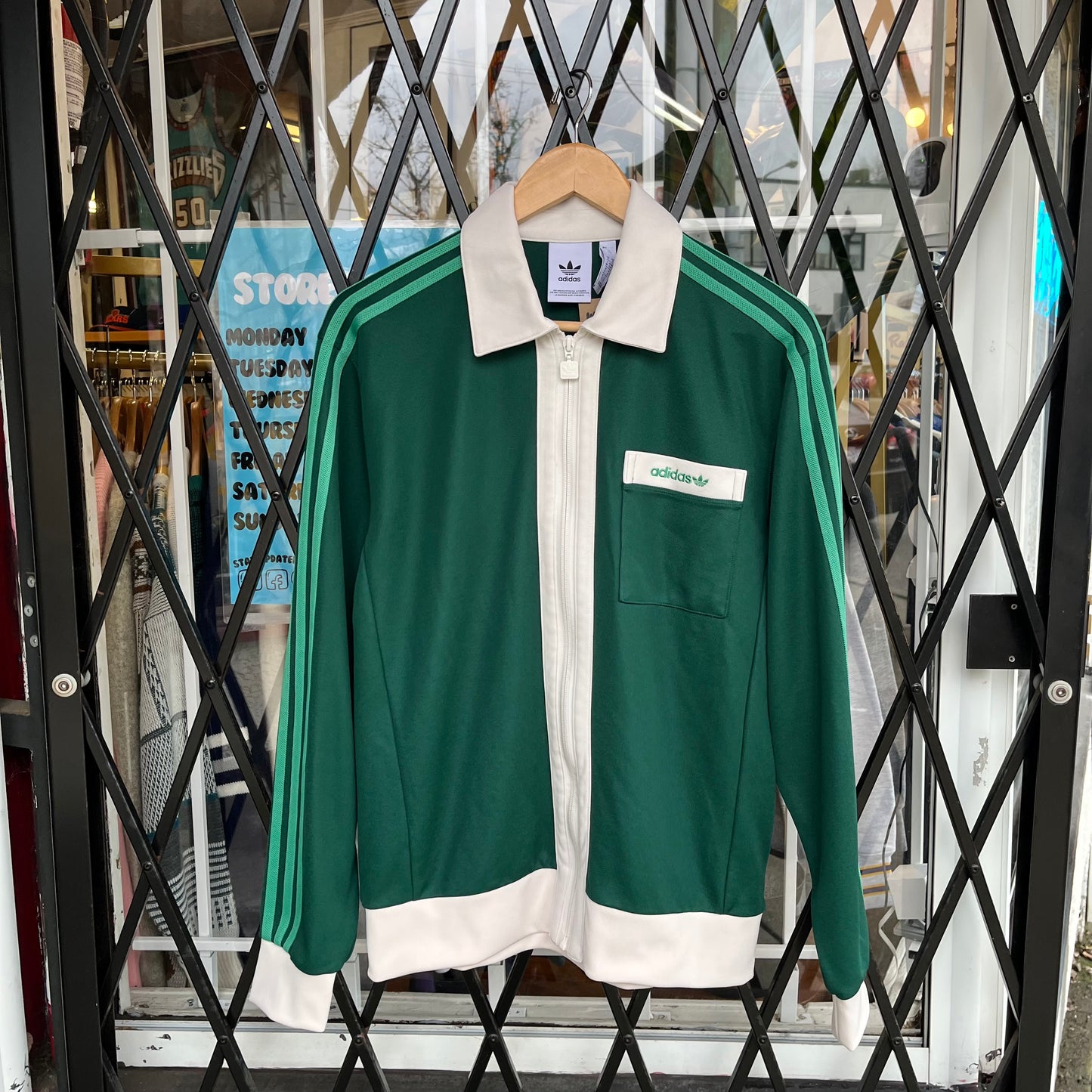 New Retro Adidas Track Jacket - Size S
