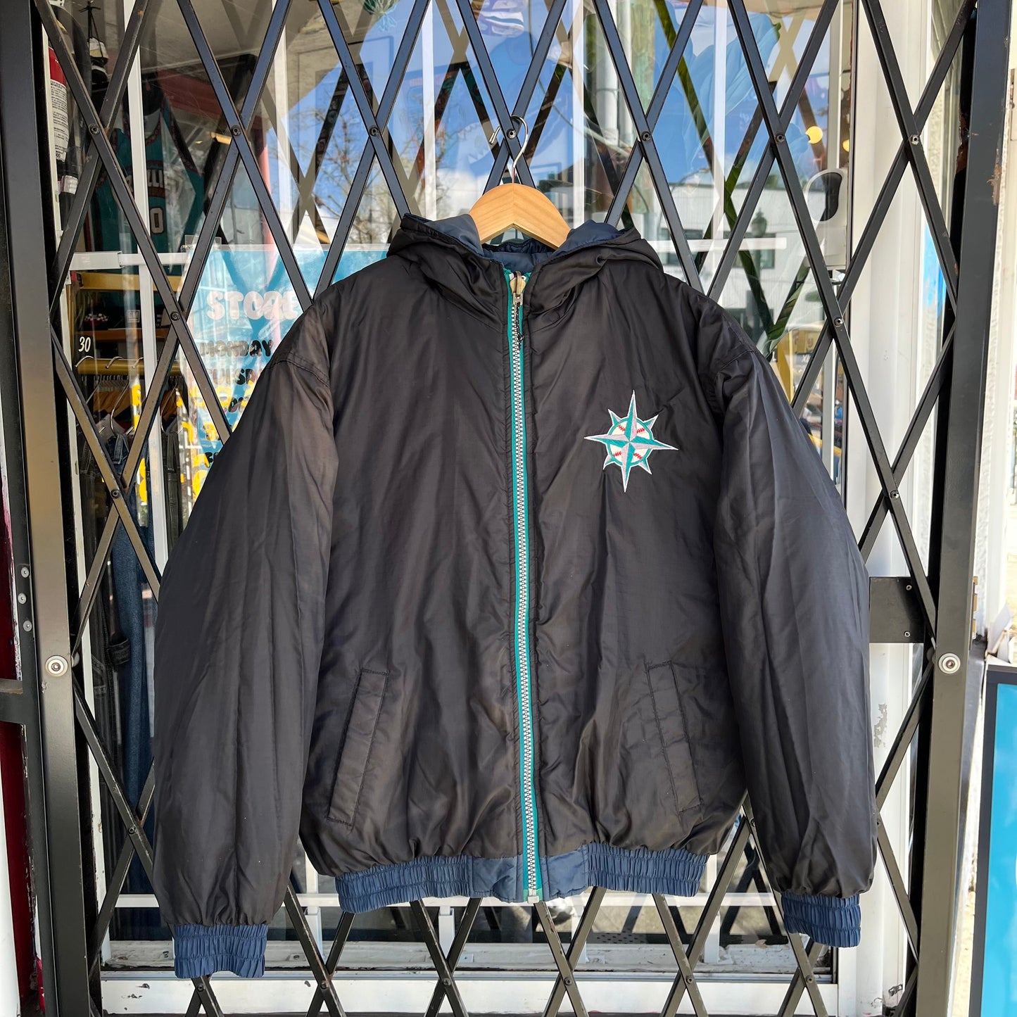 Vintage Pro Player Seattle Mariners Reversible Jacket - Size M