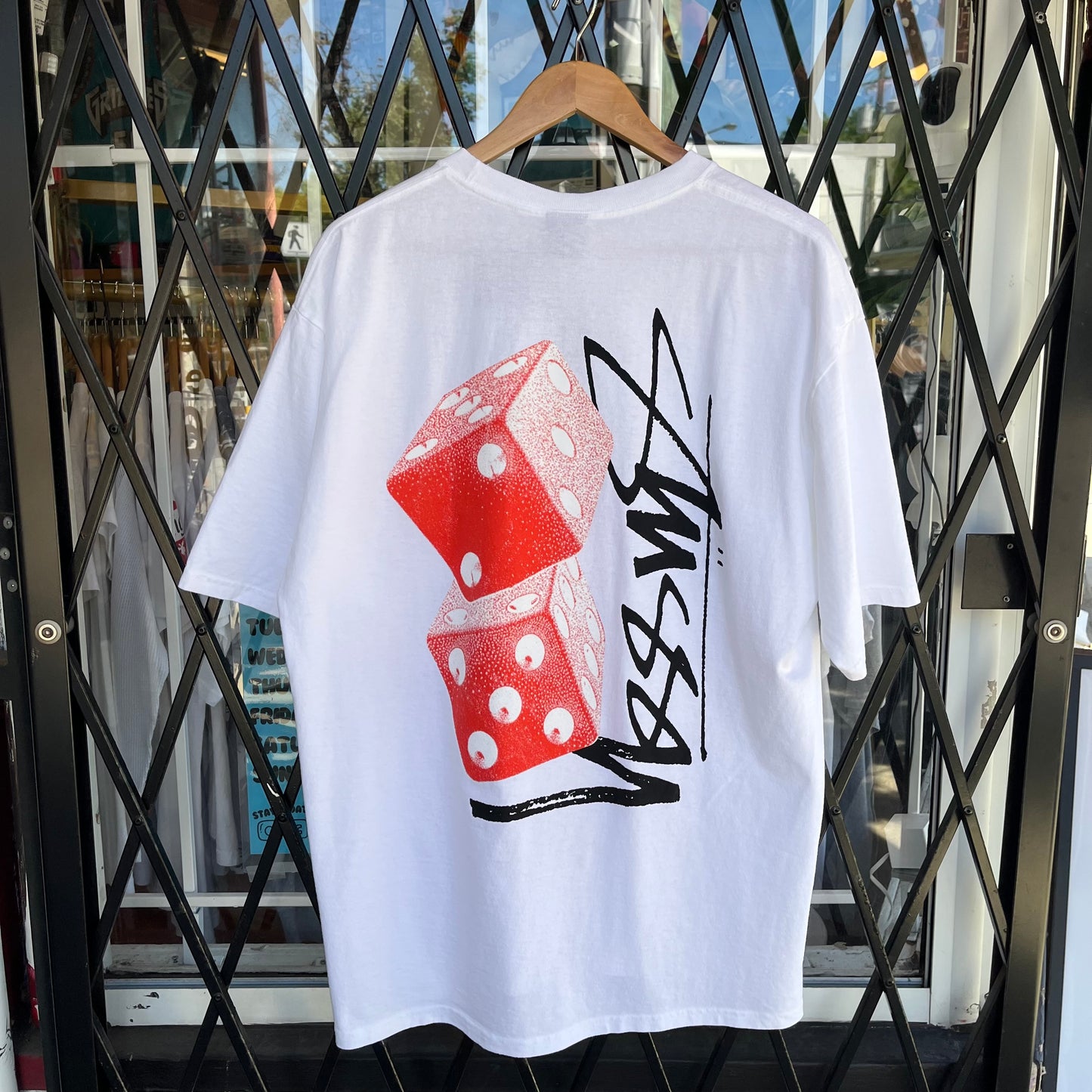 Stussy Tall Dice Tee White - Size XL
