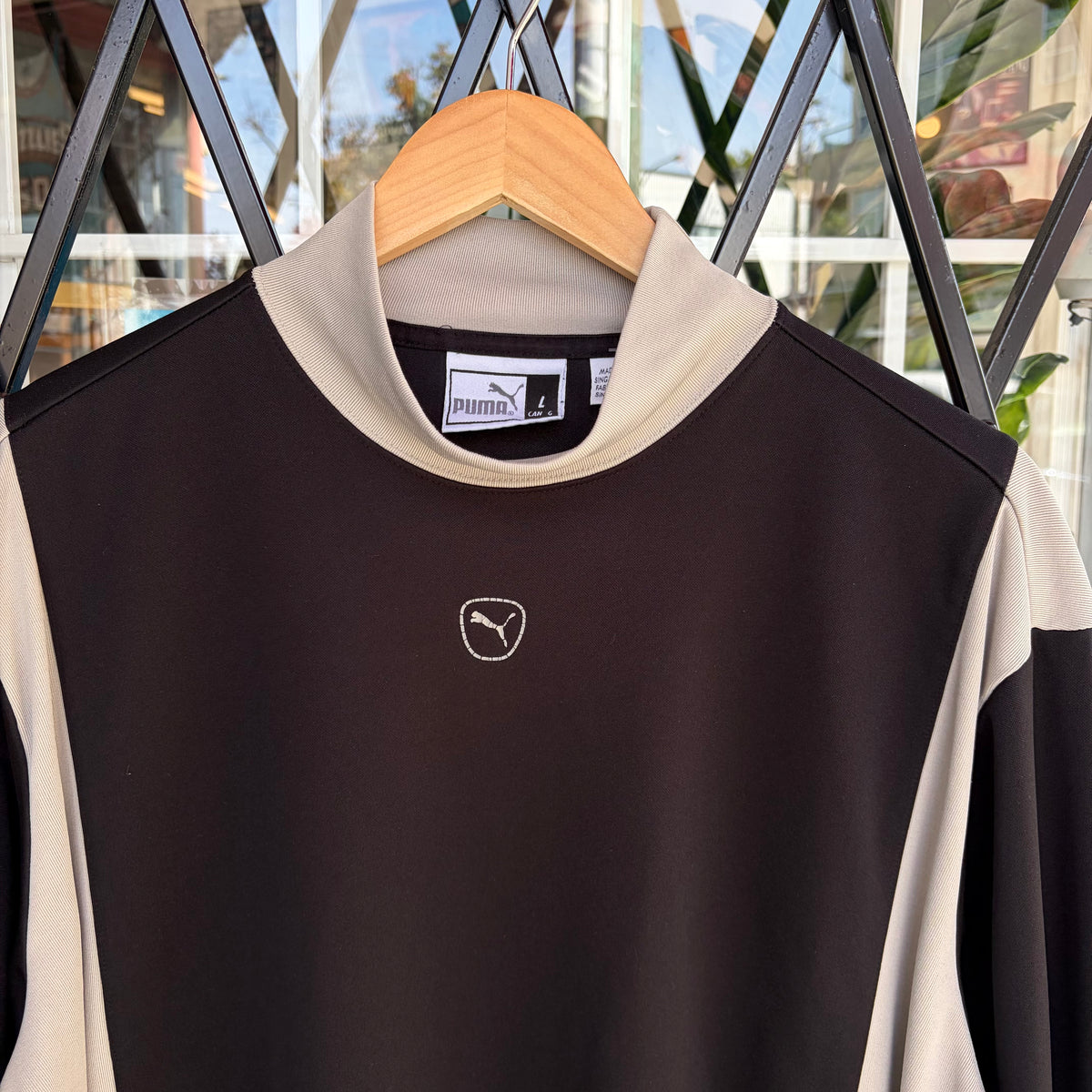 Vintage Puma Mockneck Long Sleeve - Size L