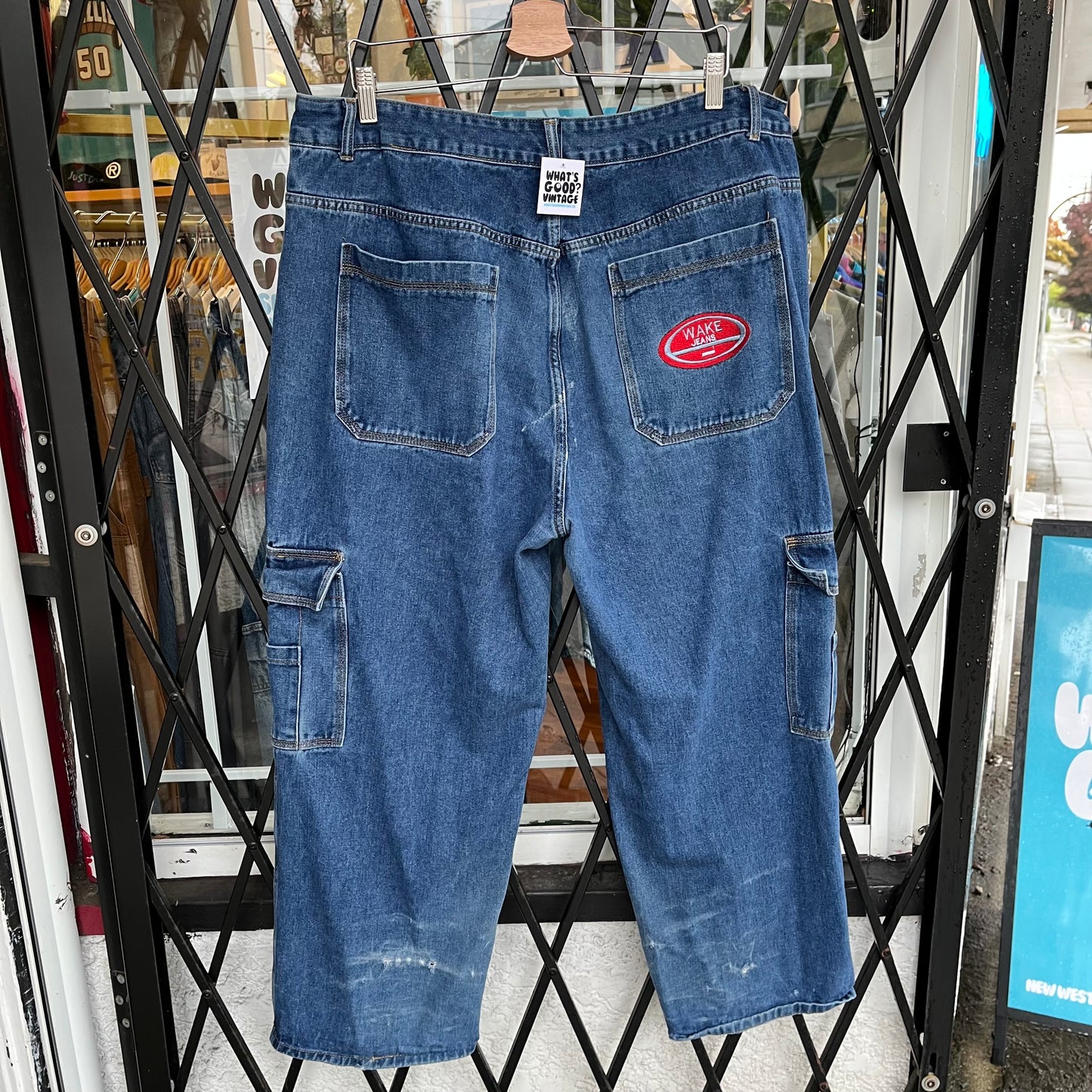 Y2K Wake Baggy Jeans - Size 38W