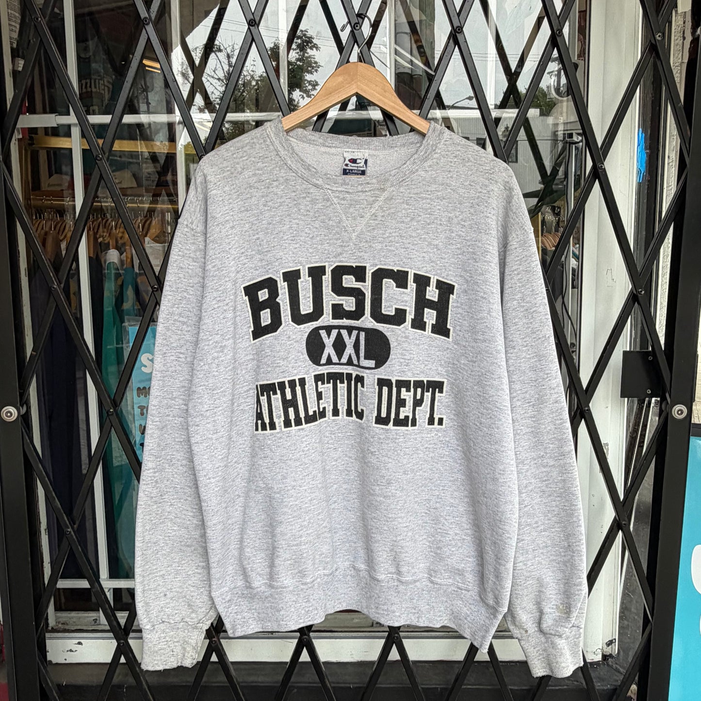 Vintage Champion Busch Crewneck - Size XL