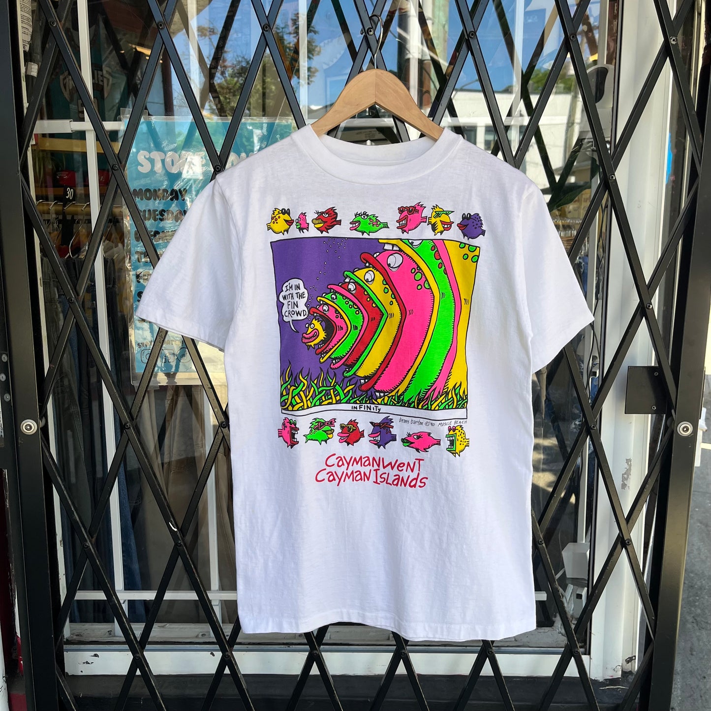 1990 Souvenir Fish Tee - Size L