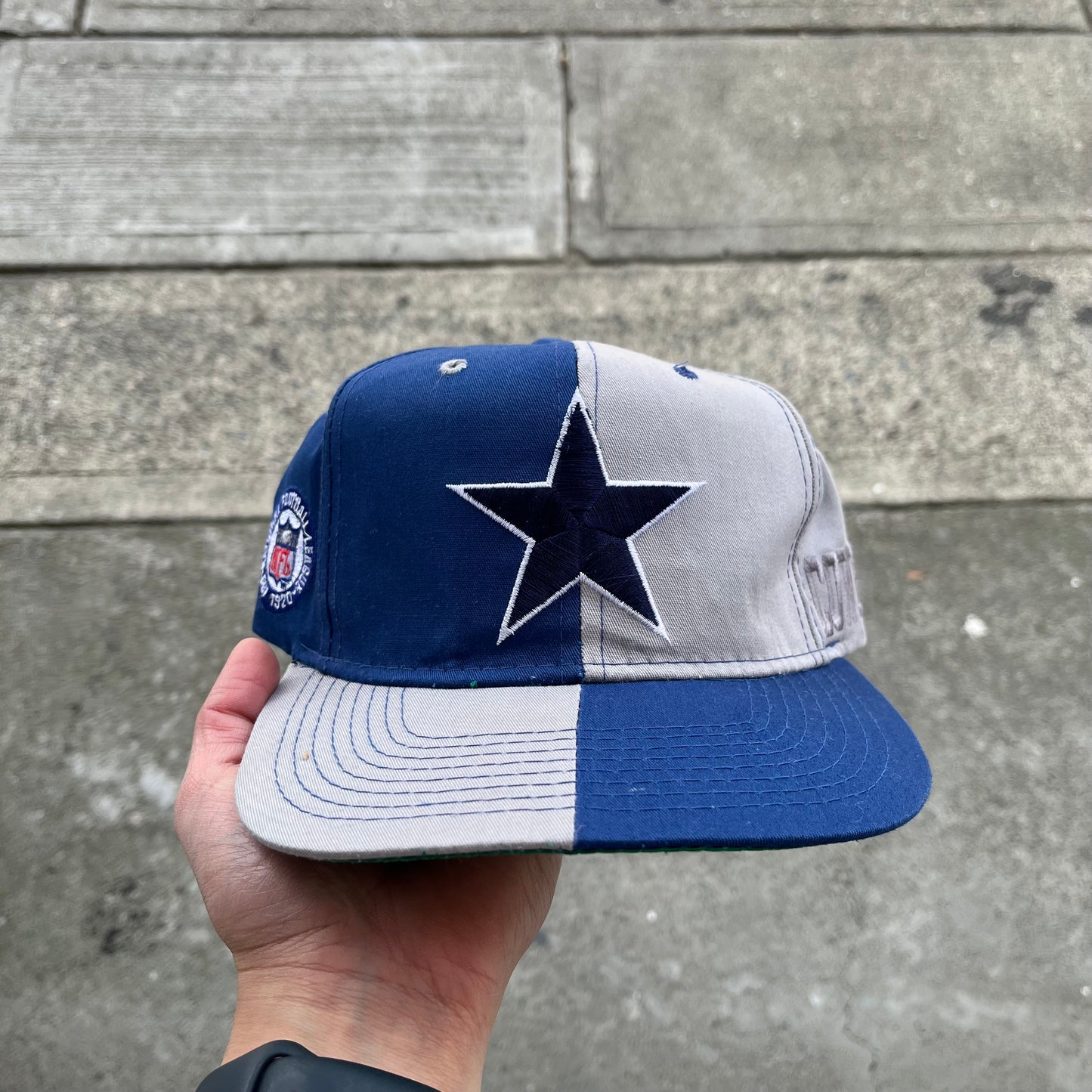Vintage Starter Split Dallas Cowboys Snapback