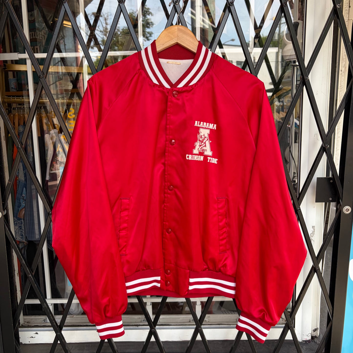 1980’s University of Alabama Crimson Tide Satin Jacket - Size L