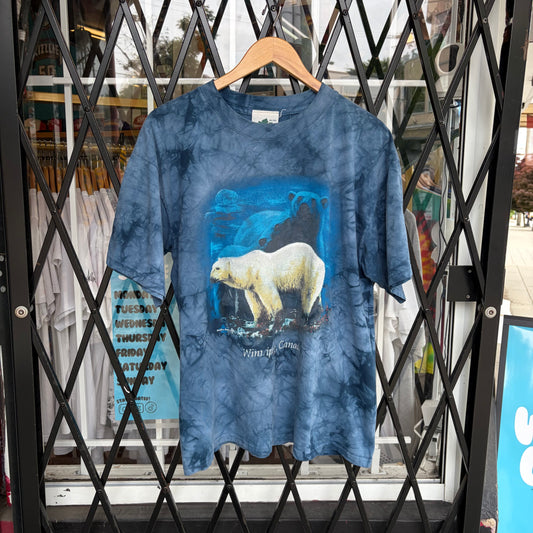 Vintage Polar Bear Tie Dye Tee - Size XXL