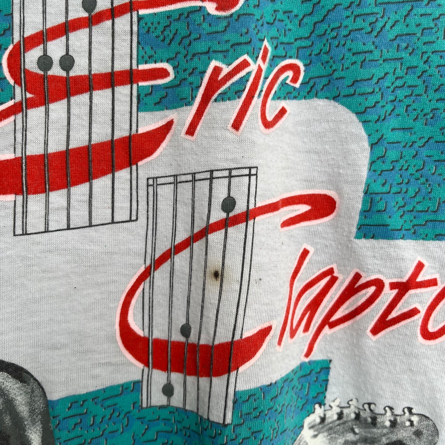 1988 Vintage Eric Clapton Band Tee - Size M