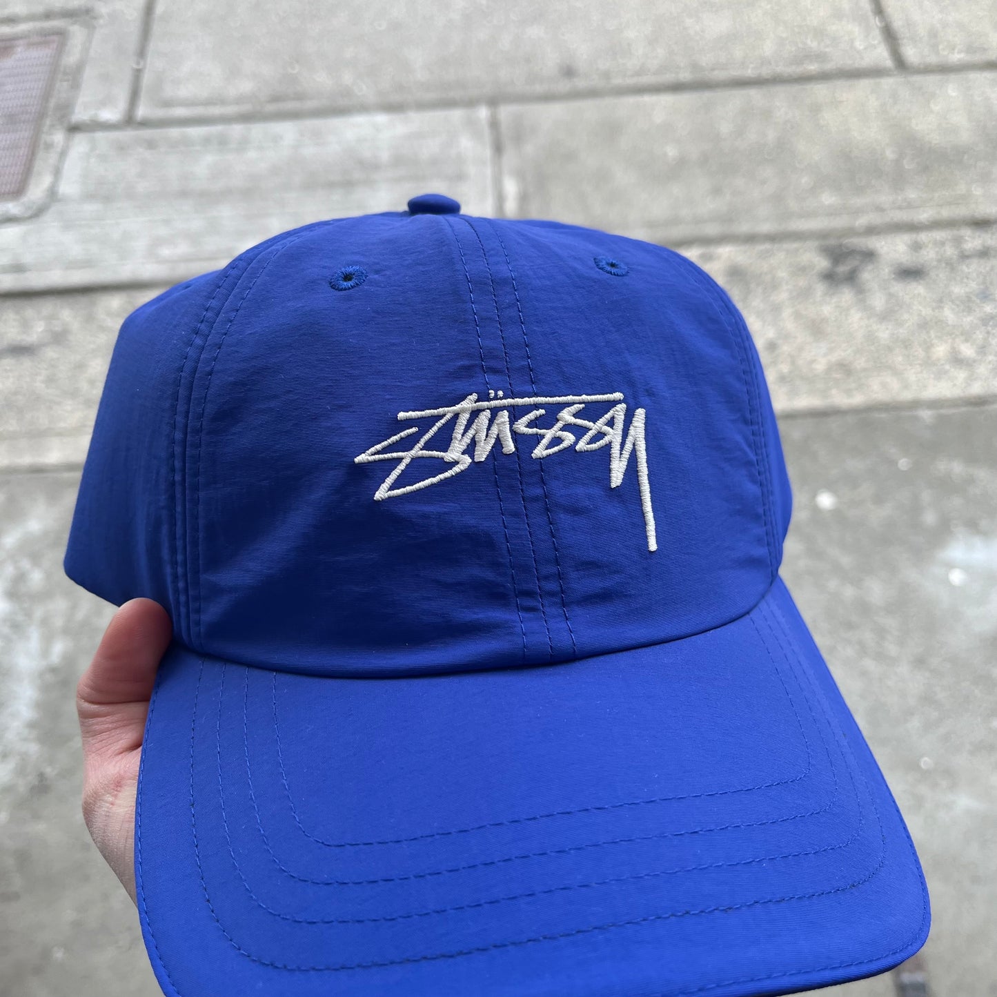 Stussy Smooth Stock Strapback Cap Blue