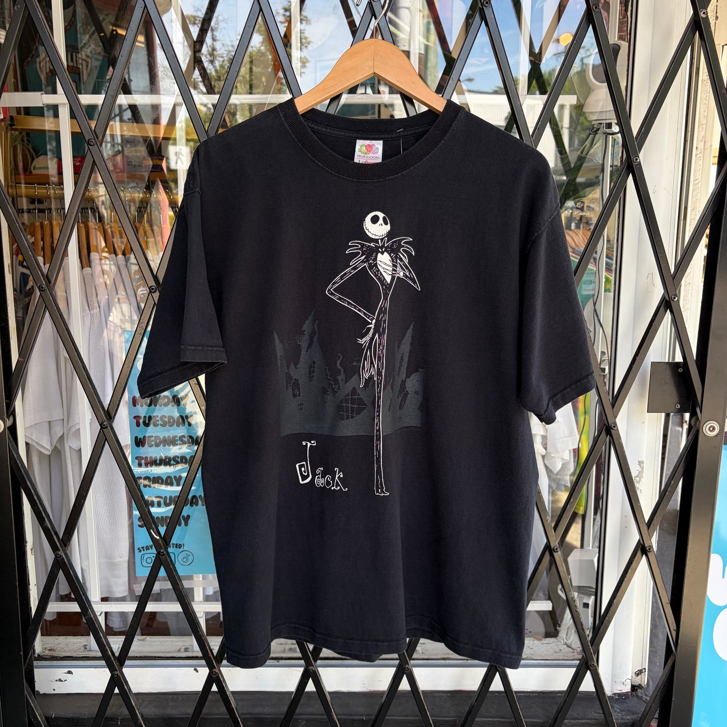 Nightmare Before Christmas Jack Skeleton Tee - Size XL