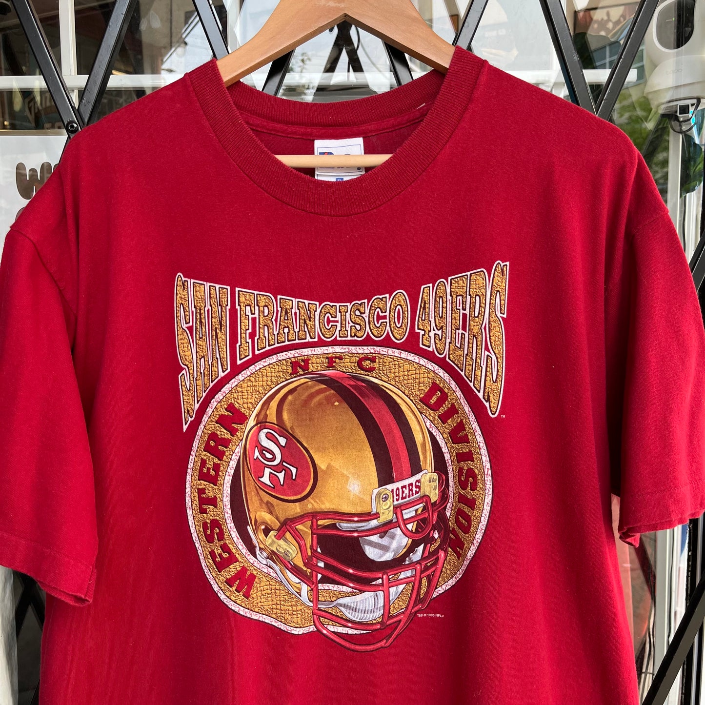 1995 SF 49ers Helmet Tee - Size XL