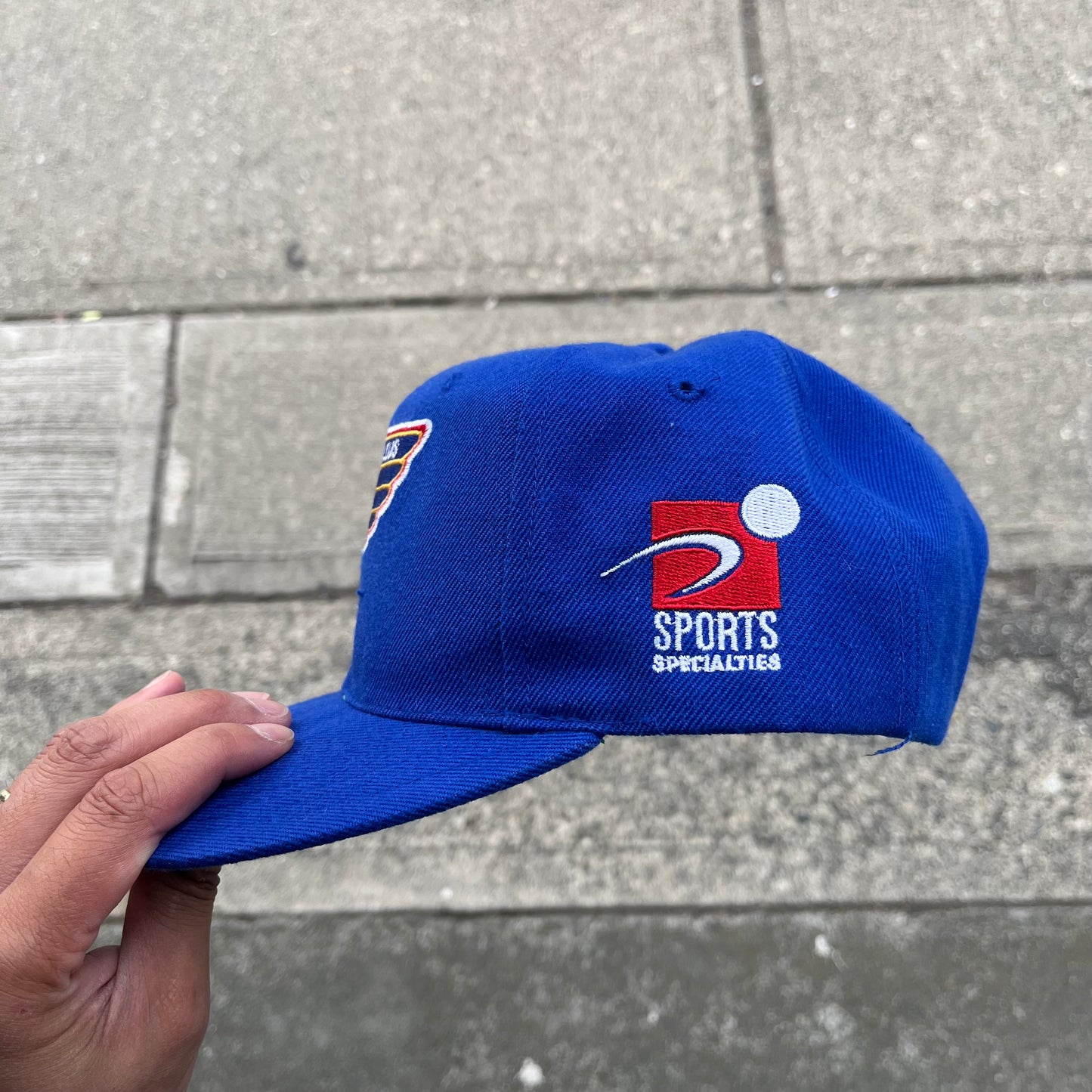 Vintage Sport Specialties St. Louis Blues Plain Logo Snapback