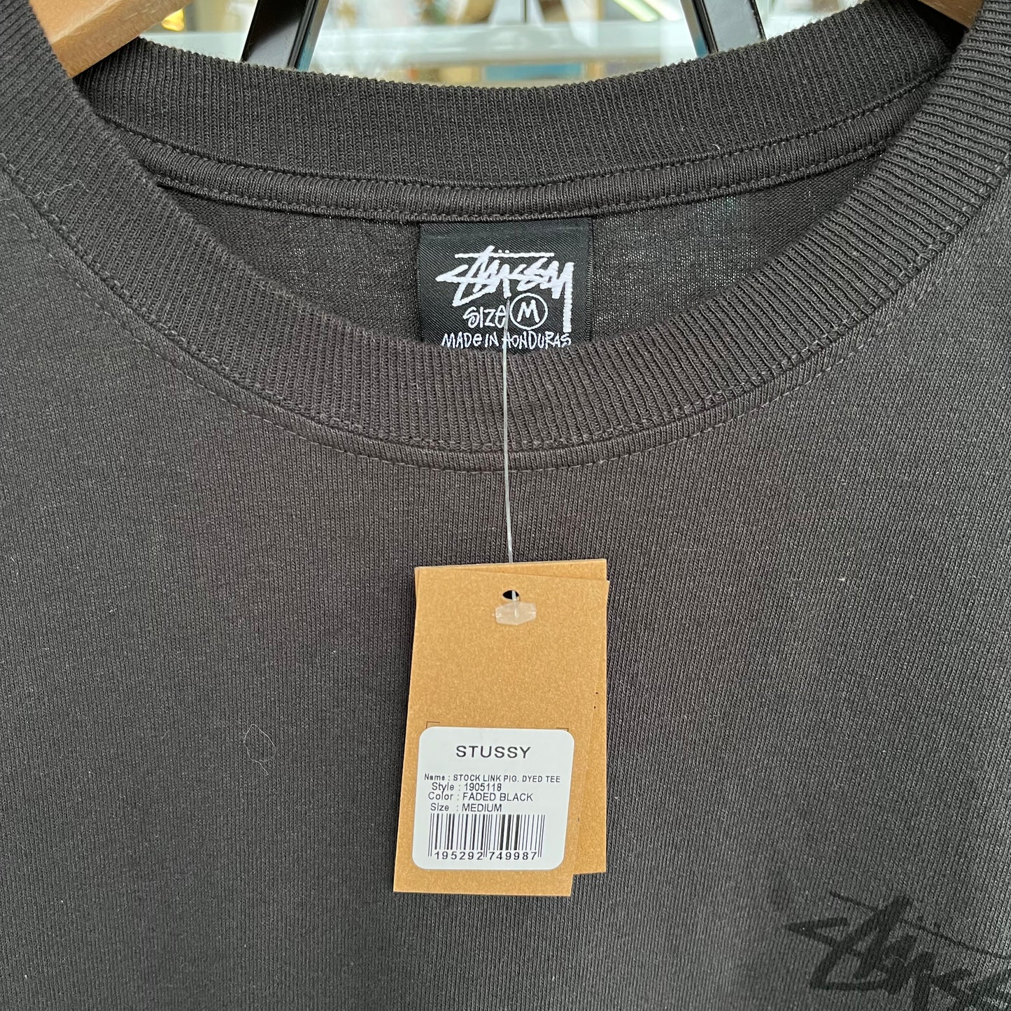 Stussy Stock Link Tee Faded Black - Size M