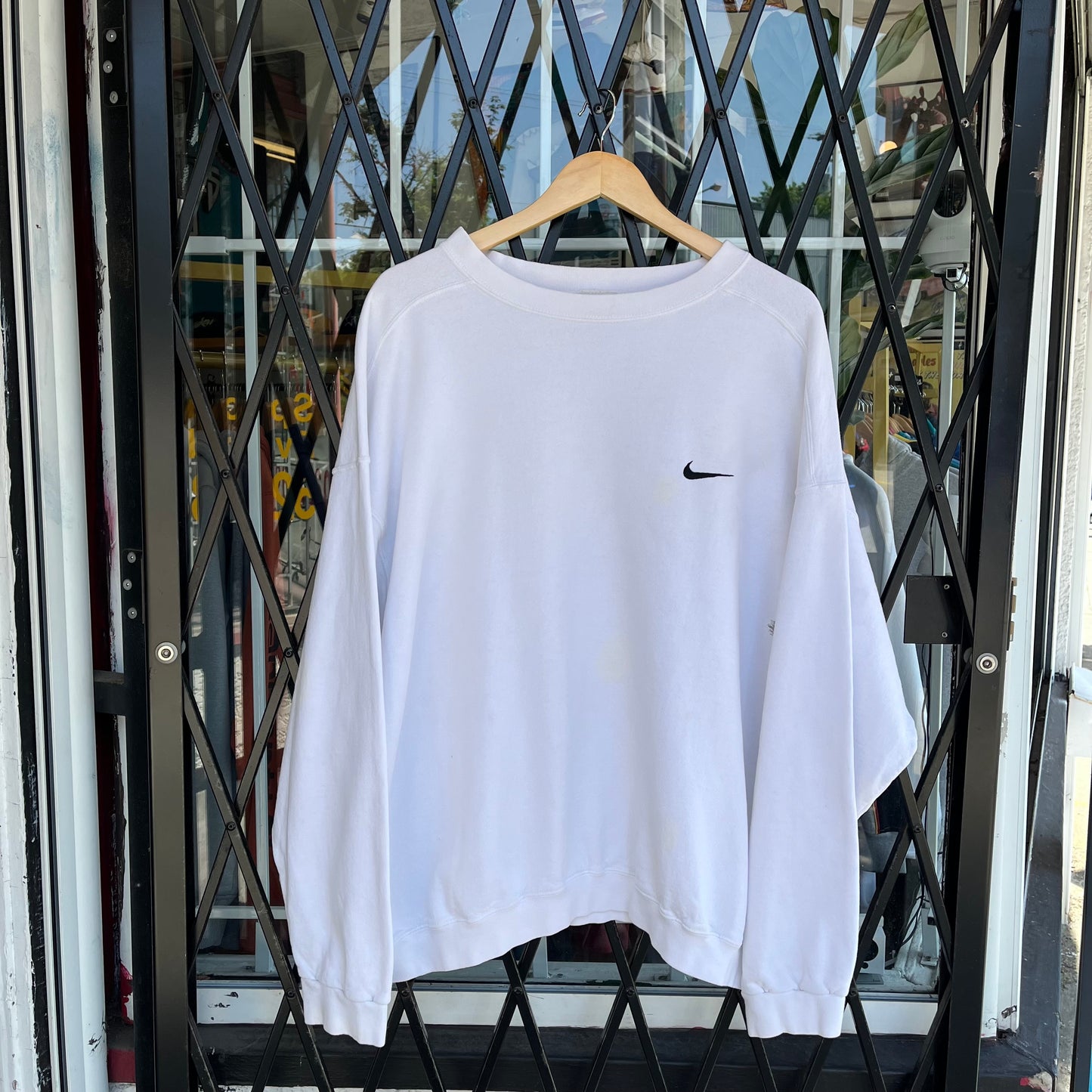 Vintage 90s Nike Embroidered Logo Crewneck - Size XXL