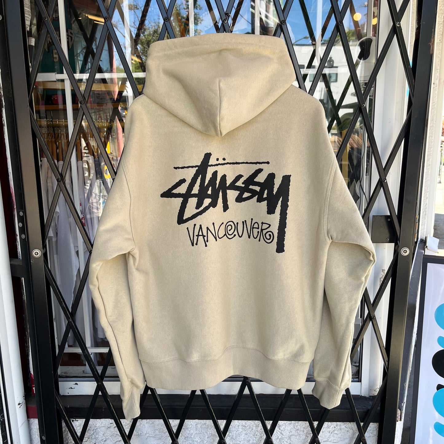 Stussy Vancouver Stock Hoodie Khaki - Size L