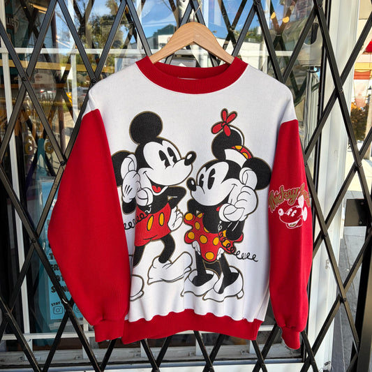 Vintage Disney Mickey and Minnie Crewneck - Size M