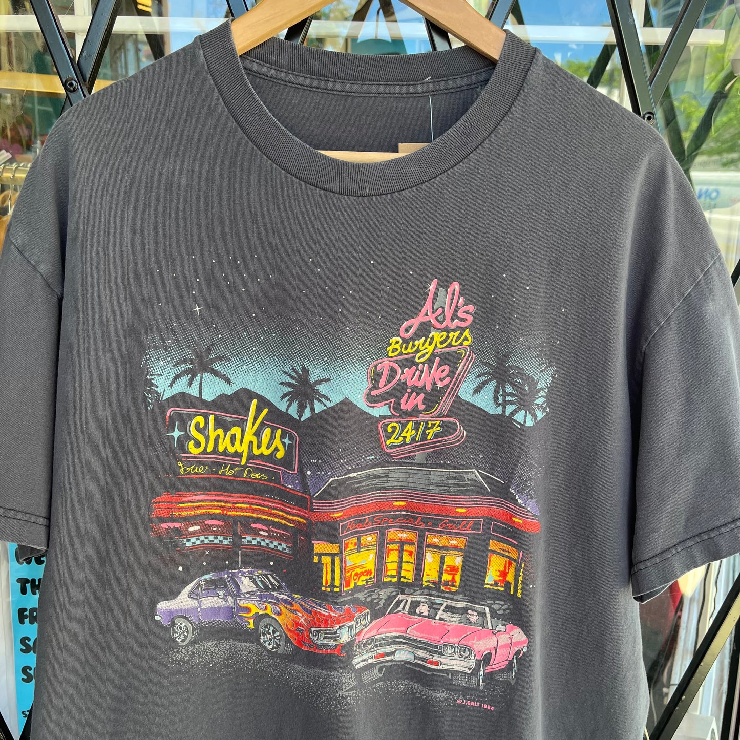 Vintage Burger Drive-In Tee - Size XL