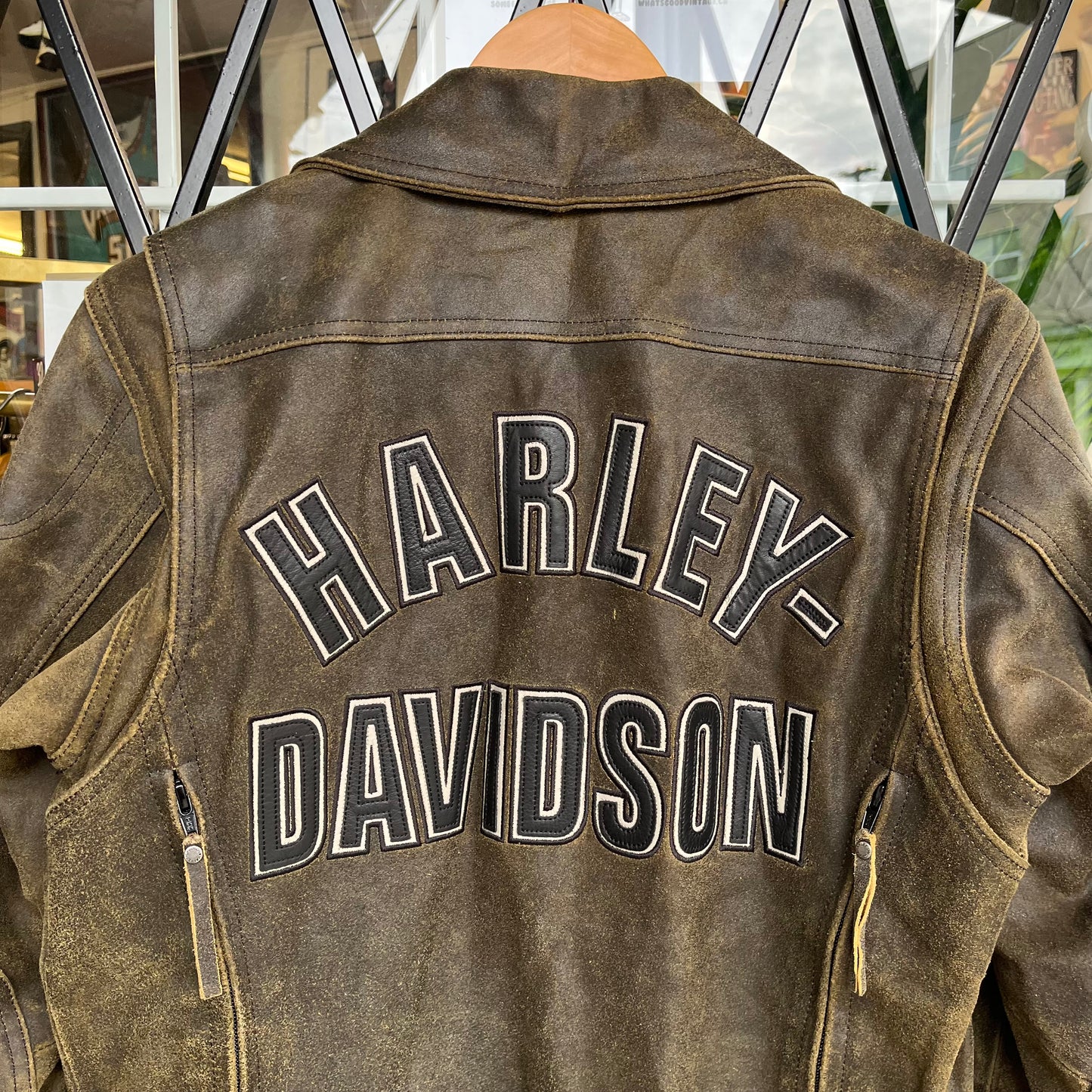 Harley Davidson Genuine Leather Jacket - Size S