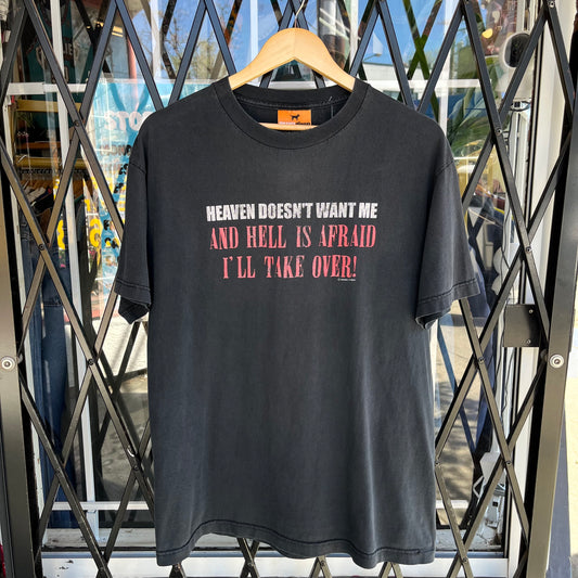 Vintage Orange Dingo Heaven and Hell Tee - Size Lpit