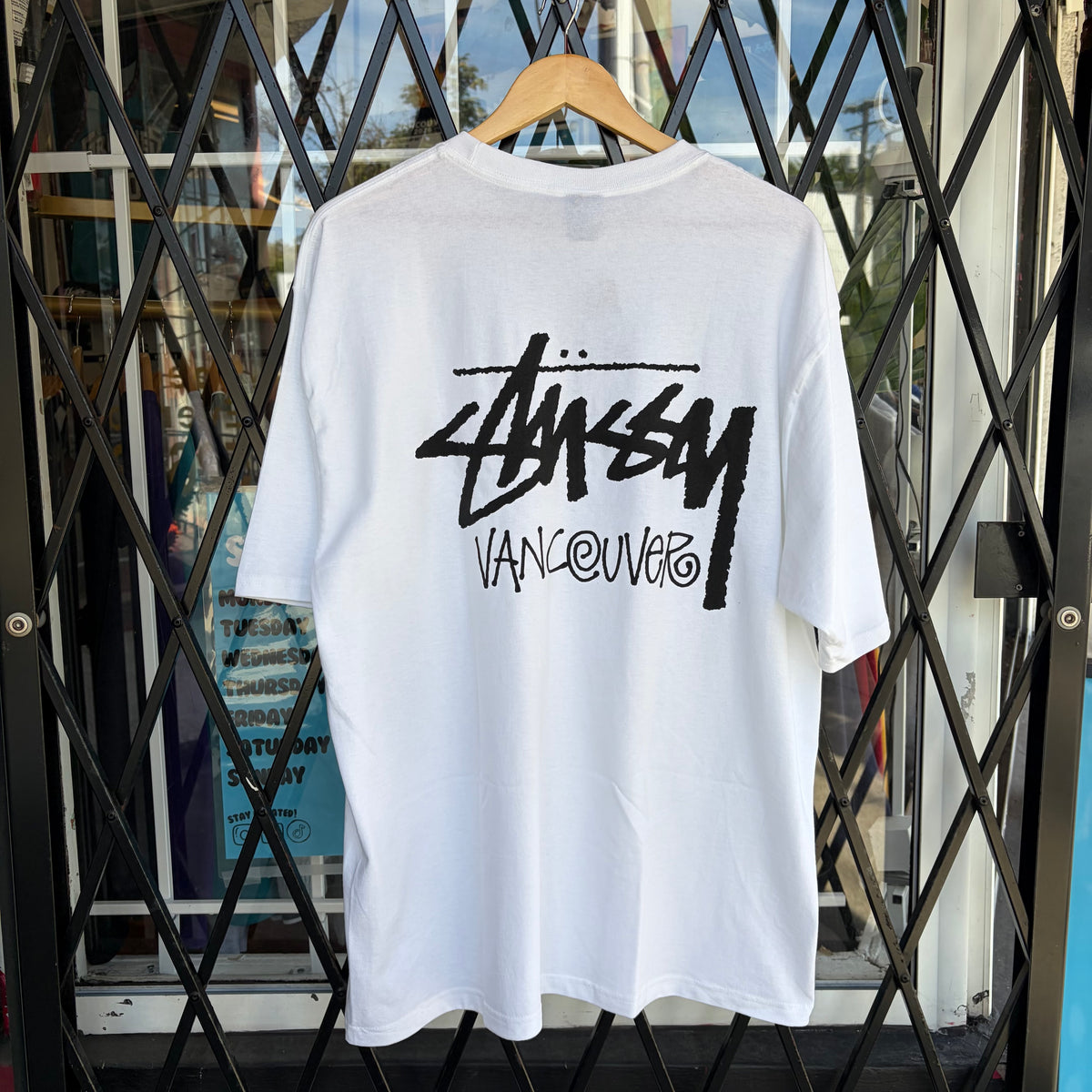 Stussy Vancouver Stock Tee White - Size XL