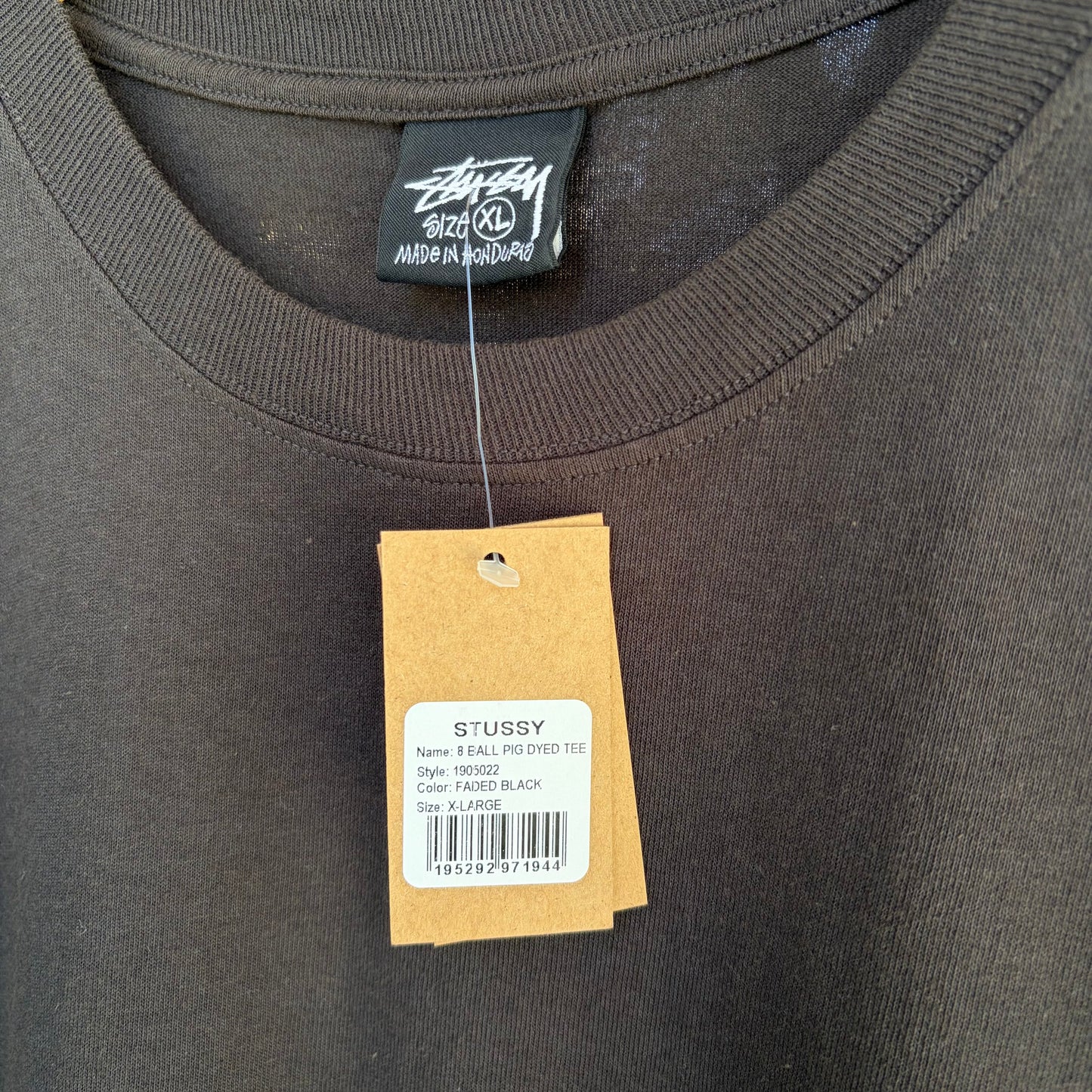 Stussy 8 Ball Tee Faded Black - Size XL