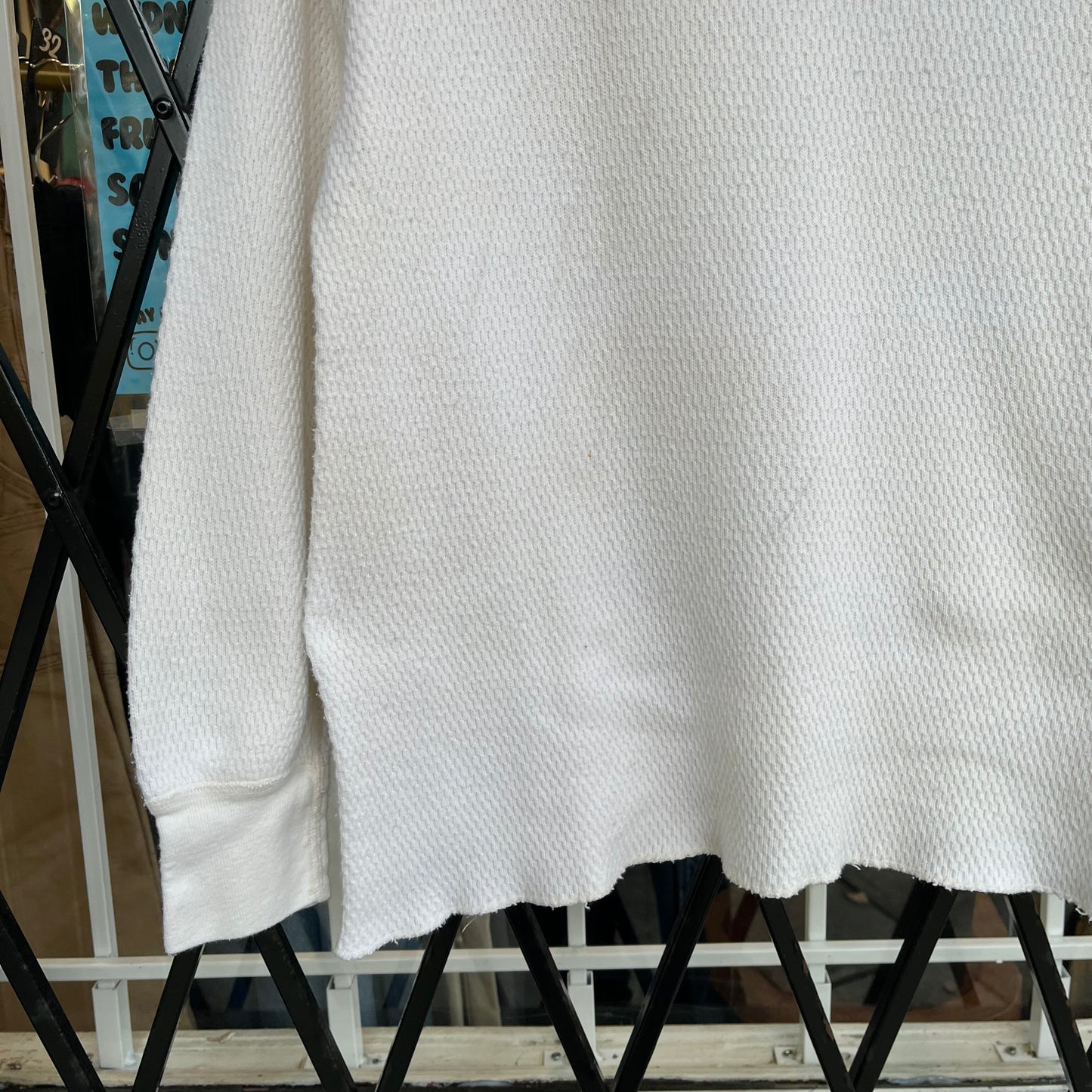 Vintage Thermal Waffle Long Sleeve - Size L