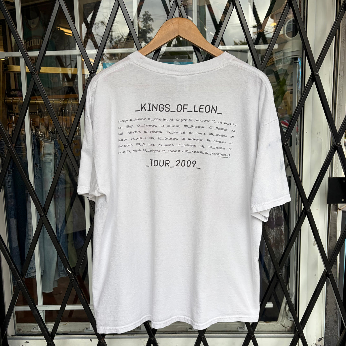 2009 Kings of Leon Tour Tee - Size XL