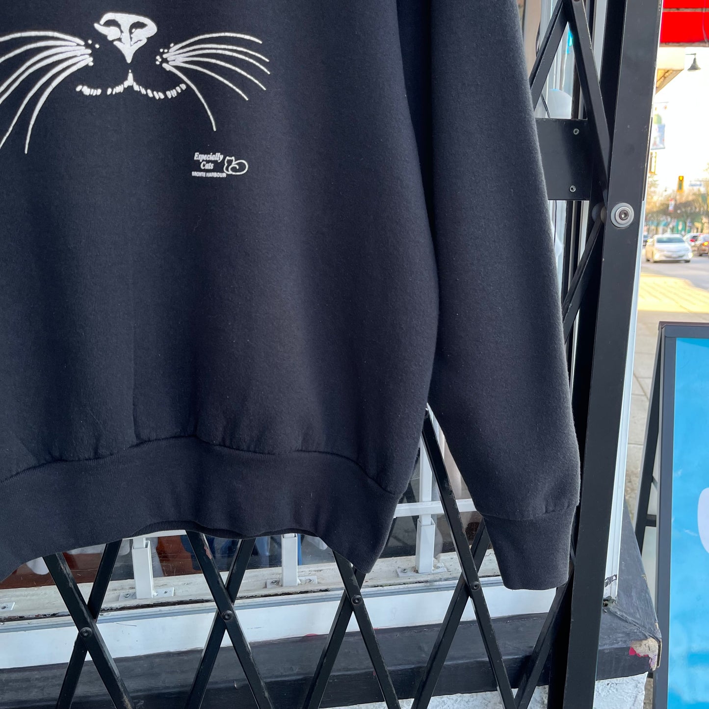 Vintage Cat Face Crewneck - Size XL