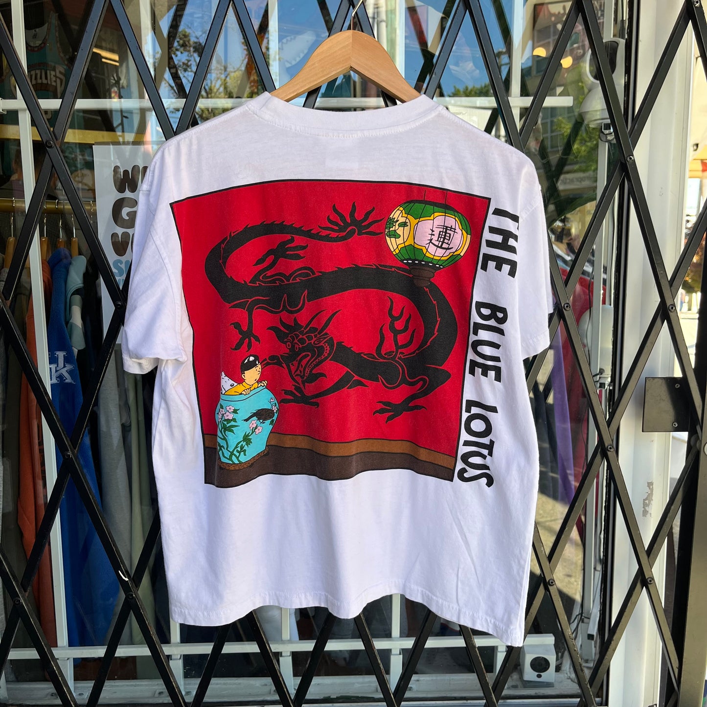 Vintage Tin Tin The Blue Lotus Tee - Size S