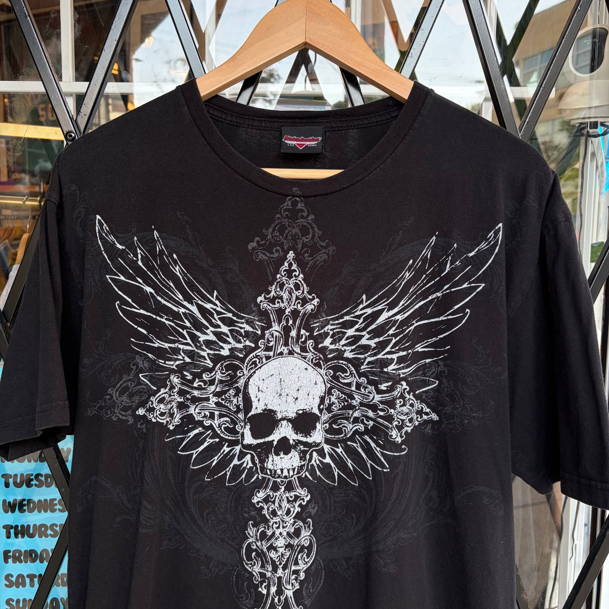 Y2K Harley Davidson Skull Tee - Size XL