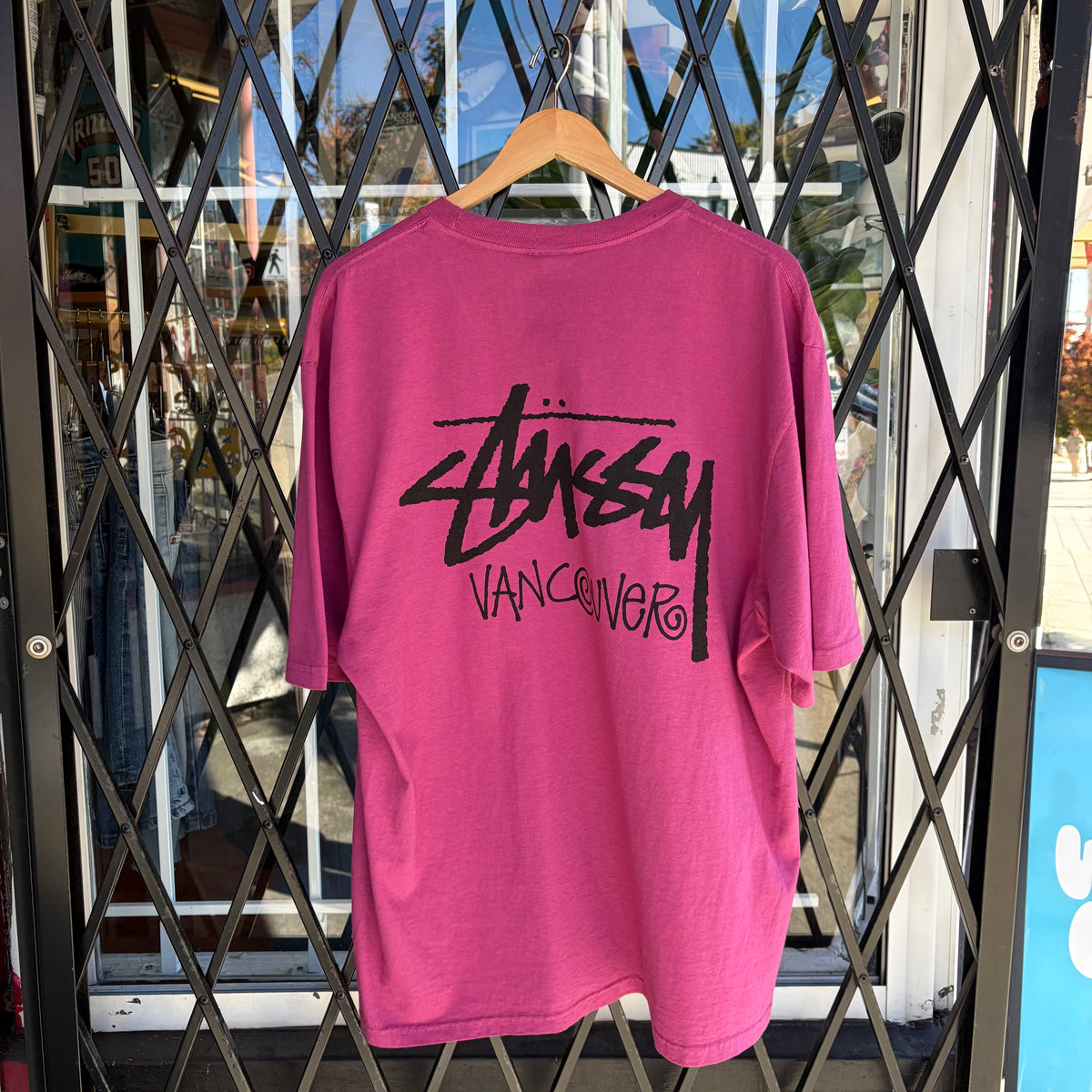 Stussy Vancouver Stock Tee Berry - Size XL