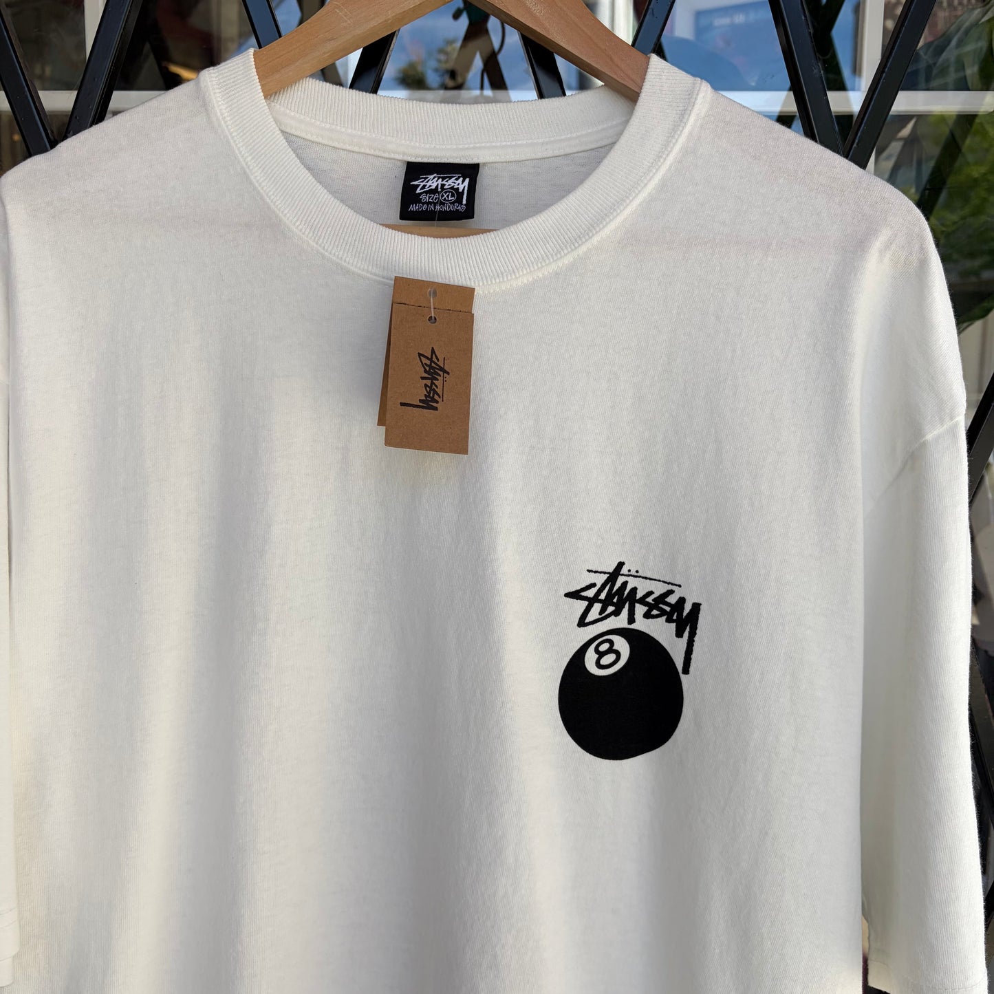Stussy 8 Ball Tee Natural - Size XL
