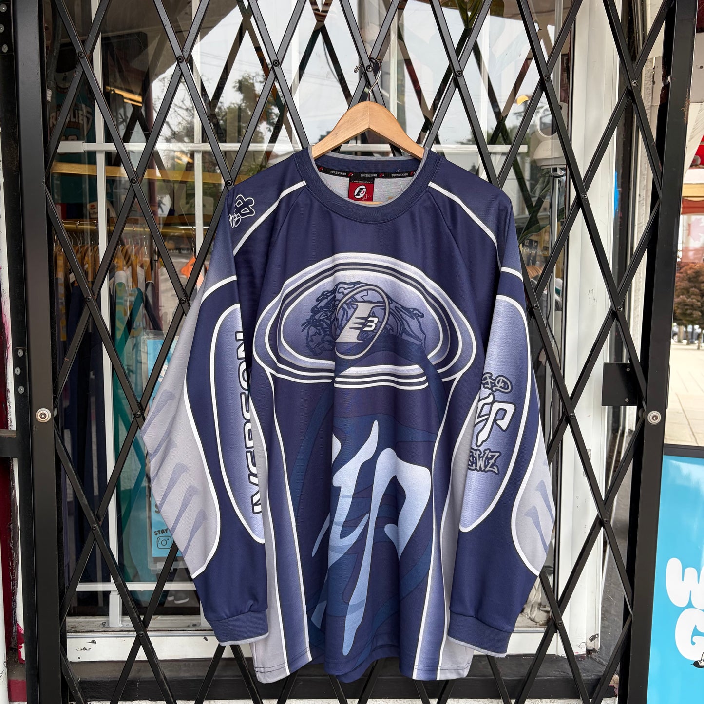 Vintage Reebok Allen Iverson Long Sleeve Racing Jersey - Size XL