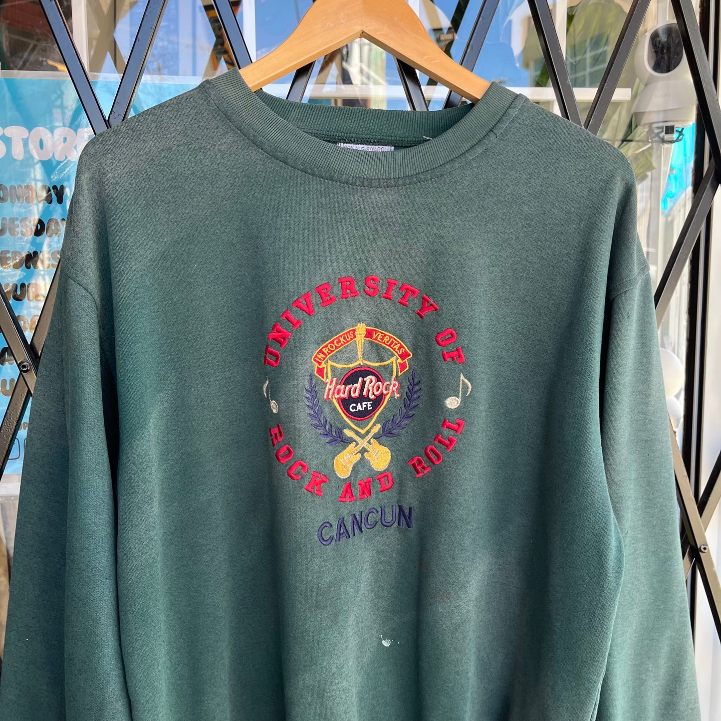 Vintage Hard Rock Cafe University Crewneck - Size L