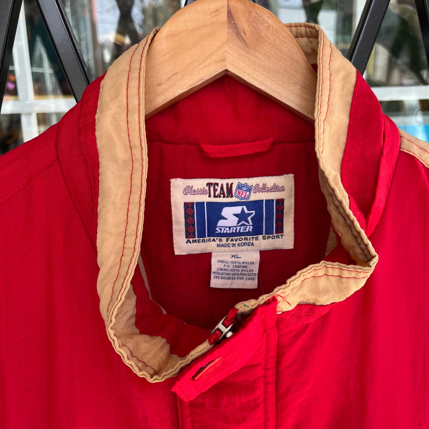 Vintage Starter San Francisco 49ers Split Jacket - Size XL