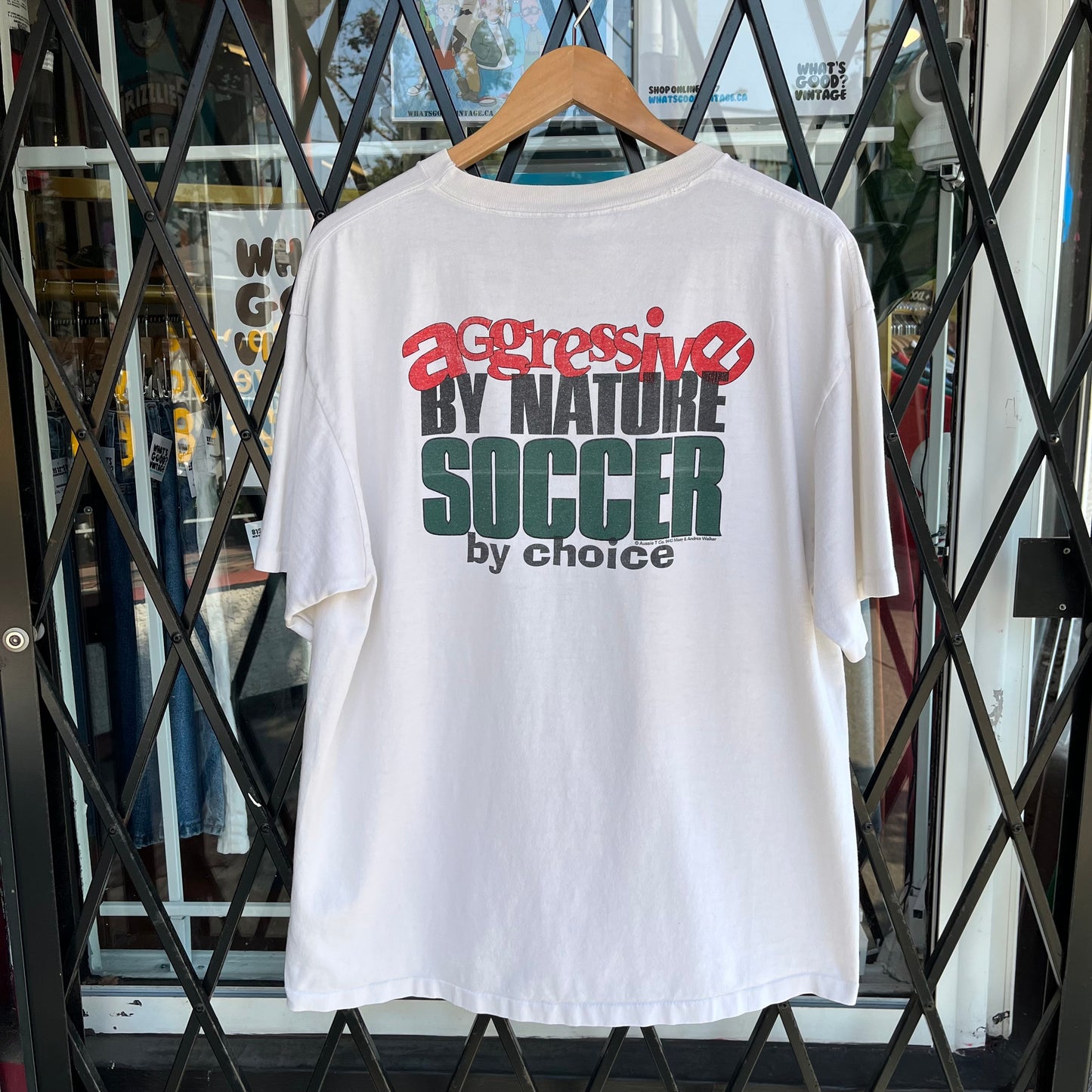 Vintage Aussie T. Company Soccer Shirt - Size L