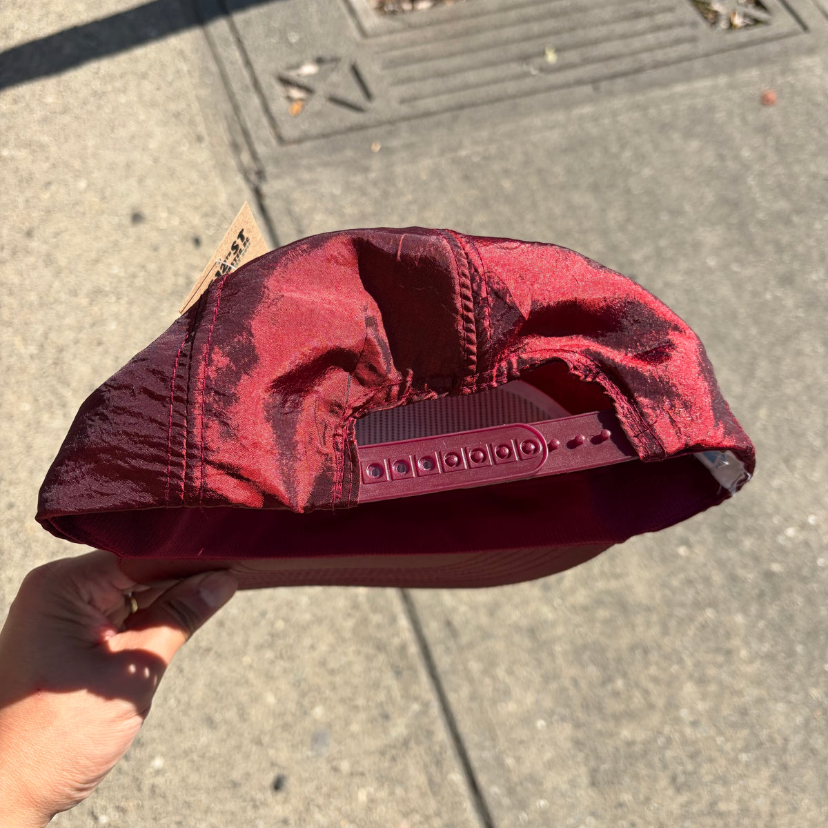 Vintage 100 Proof Fire Water Nylon SnapBack