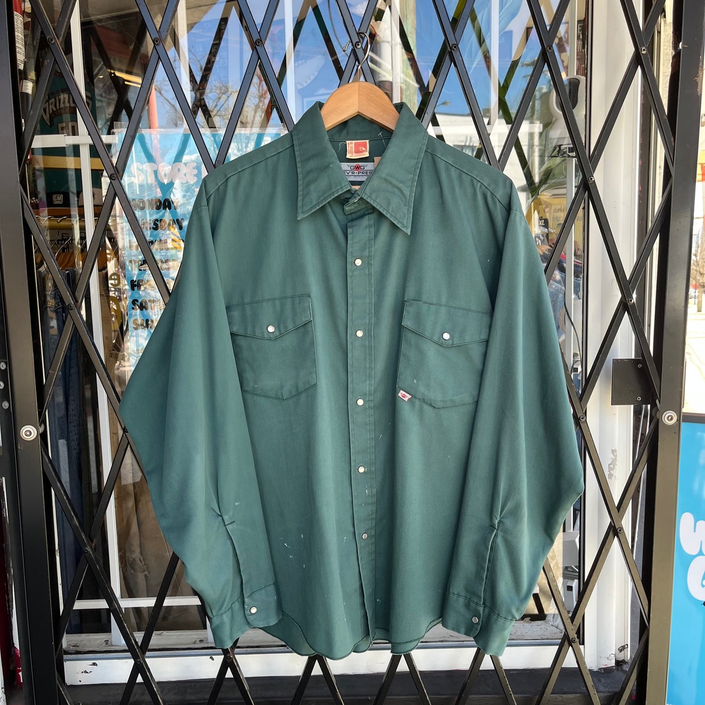 1970’s GWG Snap Button Up Shirt - Size XL
