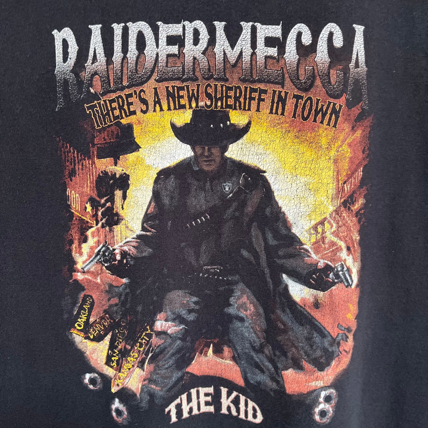 Vintage Raiders Fan Club Tee - Size XXL